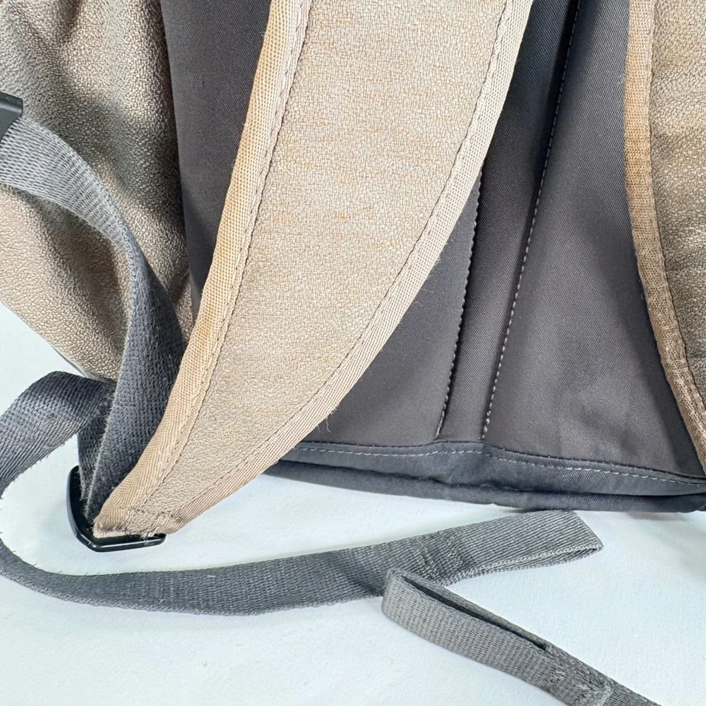Bellroy Classic Backpack Tan Charcoal Two-Tone Laptop Bag Woven Fabric